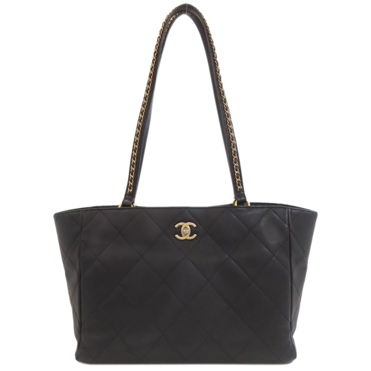 Chanel Quilted Gold Tote