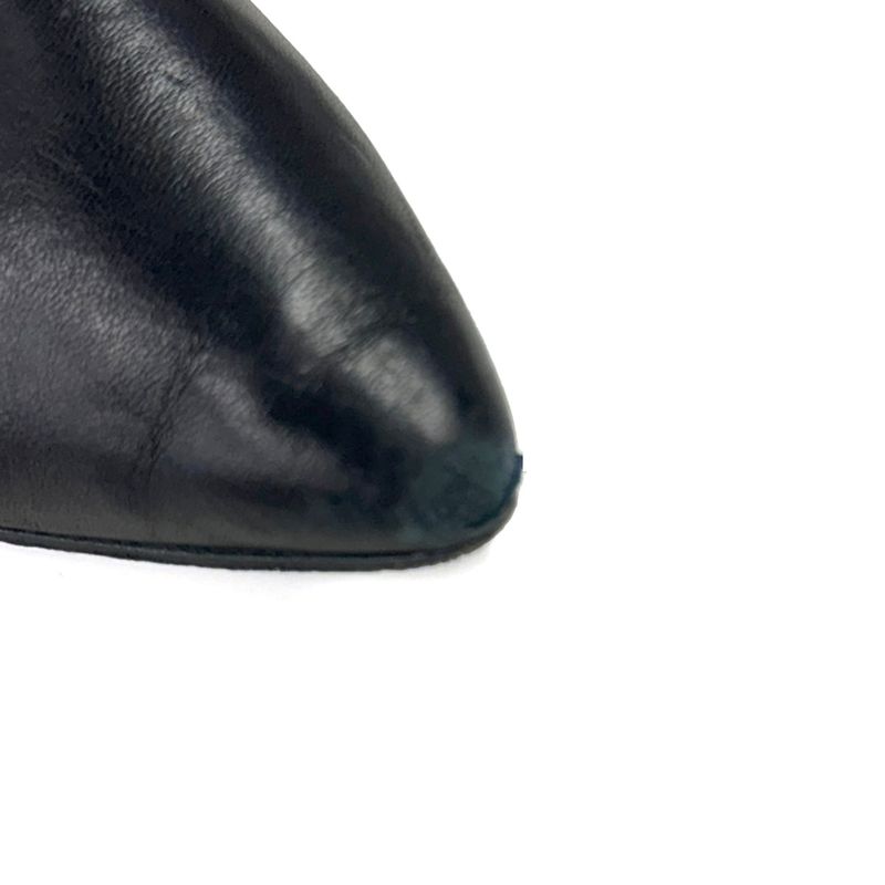 Prada Short Western Heel Boots Black 37 1 2 — view 8
