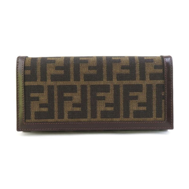Fendi Bifold Long Wallet Zucca