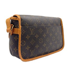 Louis Vuitton New Sologne Monogram Leather Brown Shoulder Bag Gold — view 2