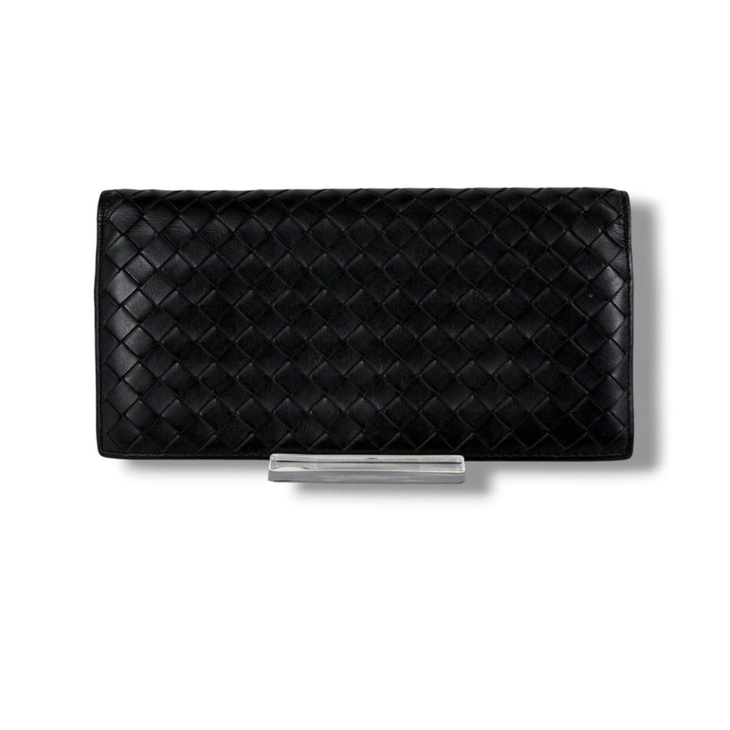Bottega Veneta Intrecciato Leather Wallet Bifold Black — view 2