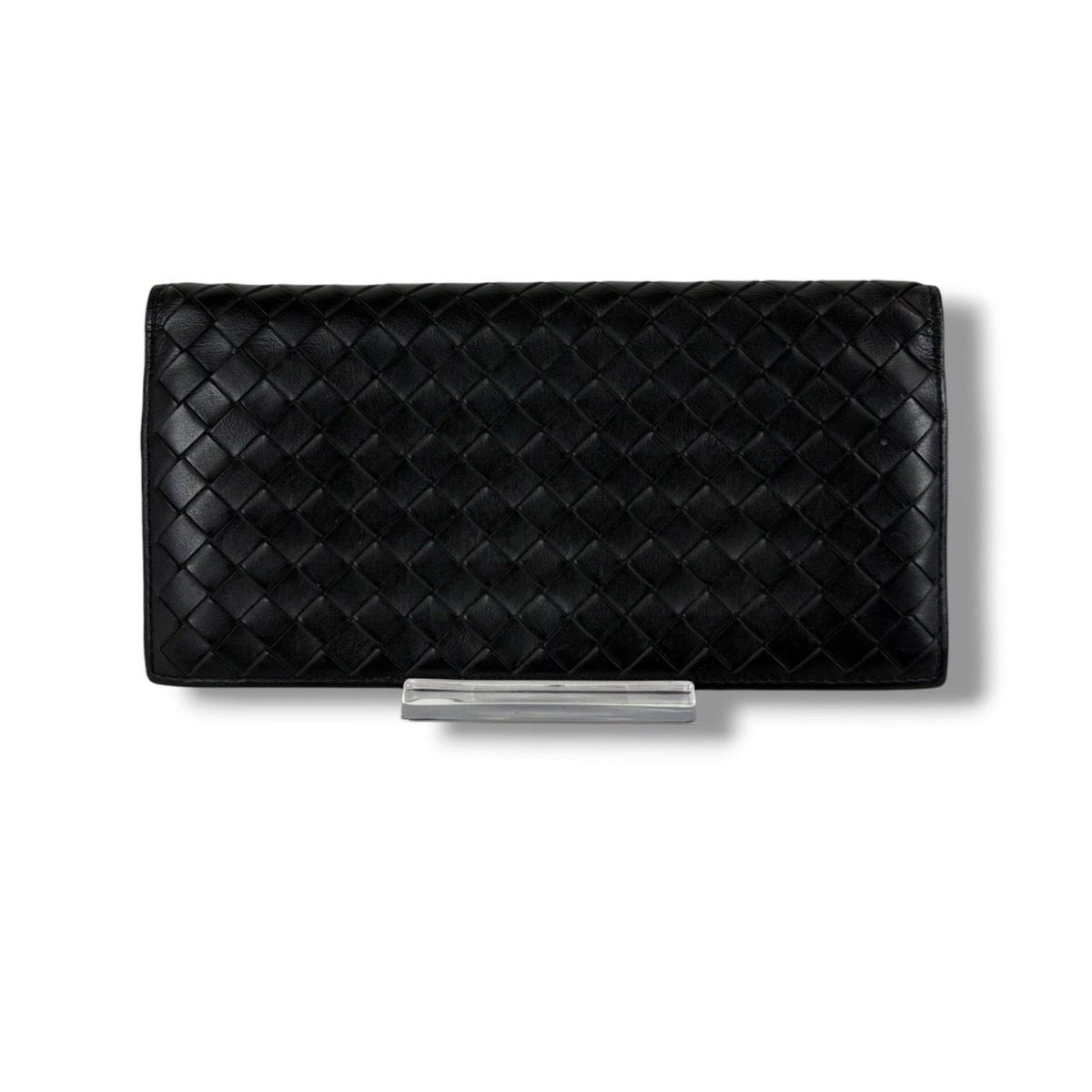 Bottega Veneta Intrecciato Leather Wallet Bifold Black — view 2