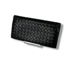 Bottega Veneta Intrecciato Leather Wallet Bifold Black