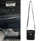 Christian Dior Street Chic Trotter Pattern Logo Hardware Leather