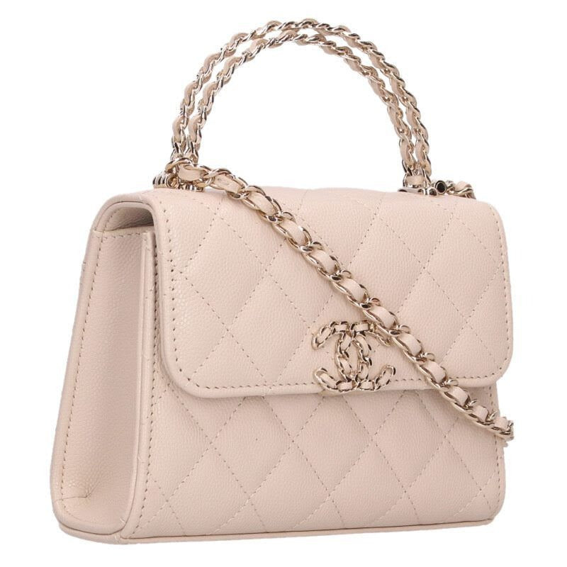 Chanel Top Handle Quilted Shoulder Bag — view 2
