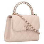 Chanel Top Handle Quilted Shoulder Bag — view 2