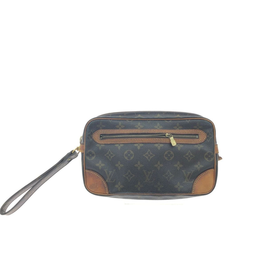 Louis Vuitton Monogram Marly Dragonne GM Second Bag Brown
