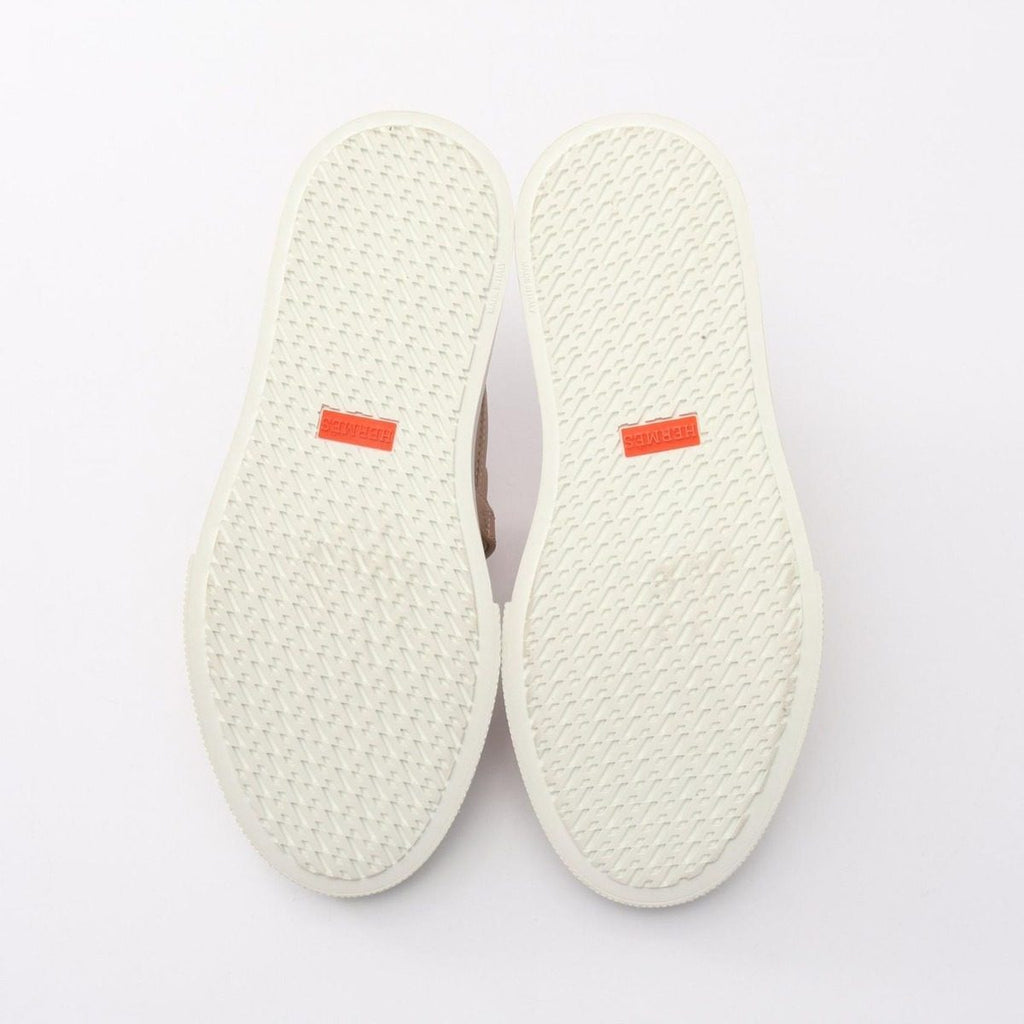 Hermes Slip on Game Kelly Buckle Leather Sneakers — view 4