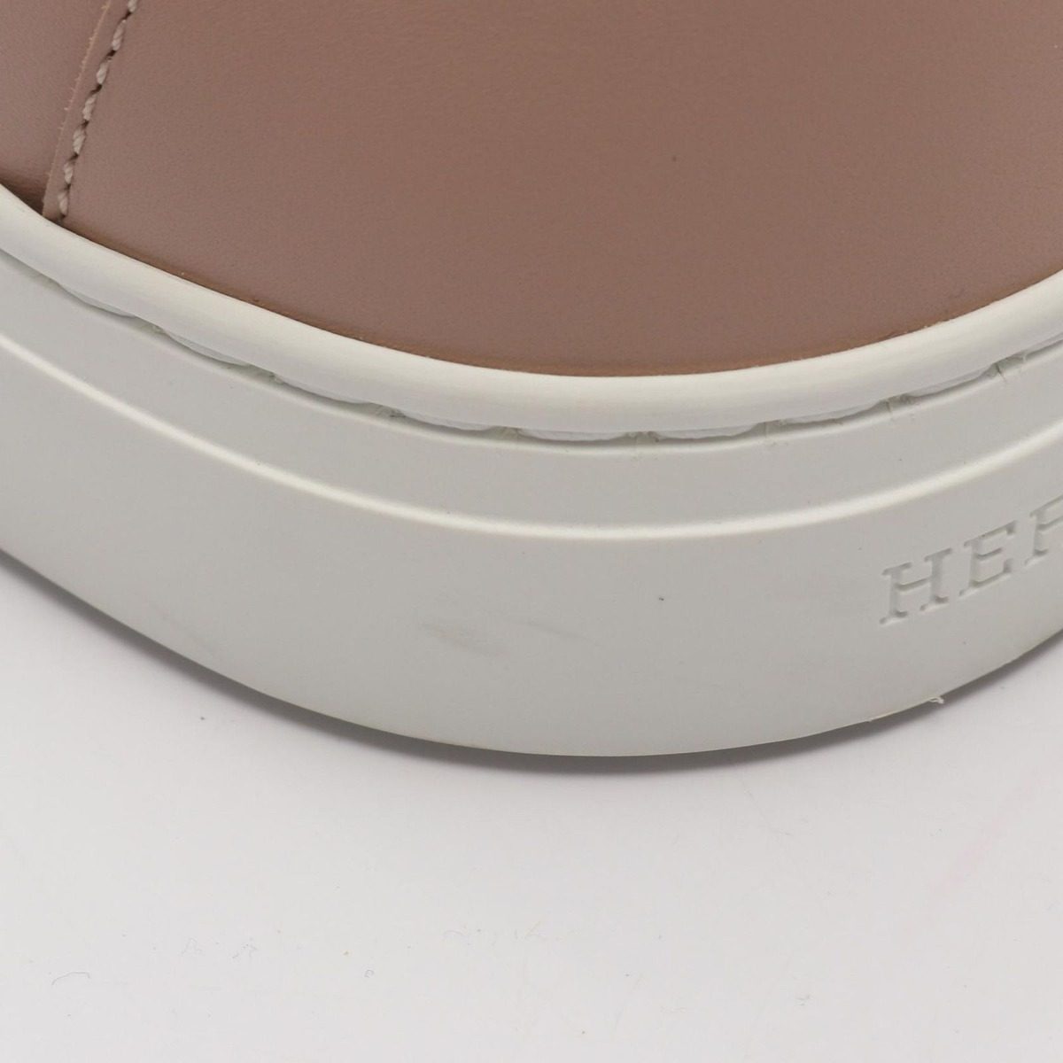 Hermes Slip on Game Kelly Buckle Leather Sneakers — view 9