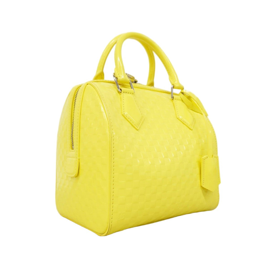 Louis Vuitton Handbag Damier Facet Speedy Cube PM Jaune 2-Way — view 2