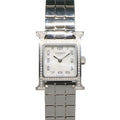 Hermes H Watch Mini 21 mm SS Ashie Bracelet White