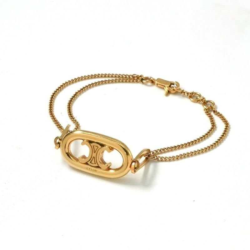 Celine Bracelet Bangle Cuff Gold Maillon Triomphe — view 2