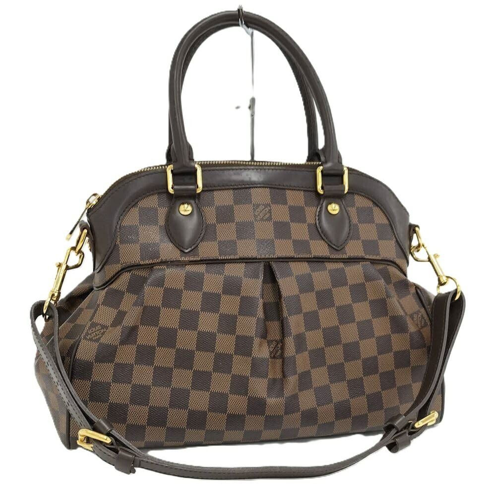 Louis Vuitton Trevi PM 2-Way Shoulder Bag Damier Ebene