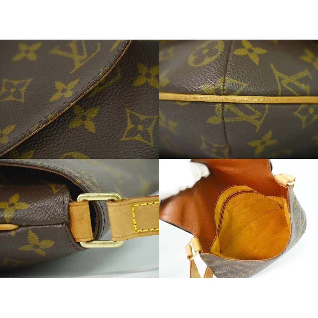 Louis Vuitton LV Musette Salsa Short Monogram Shoulder Bag Brown — view 7