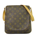 Louis Vuitton LV Musette Salsa Short Monogram Shoulder Bag Brown