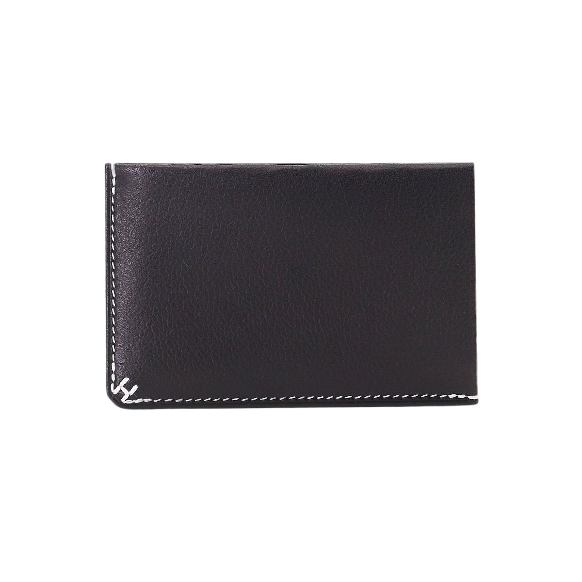Hermes Series Card Case Business Holder Bague Rain Blue Indigo Sellier