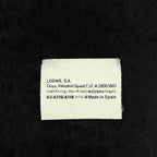 Loewe Mohair Blend Wool Fringe Scarf Black — view 4
