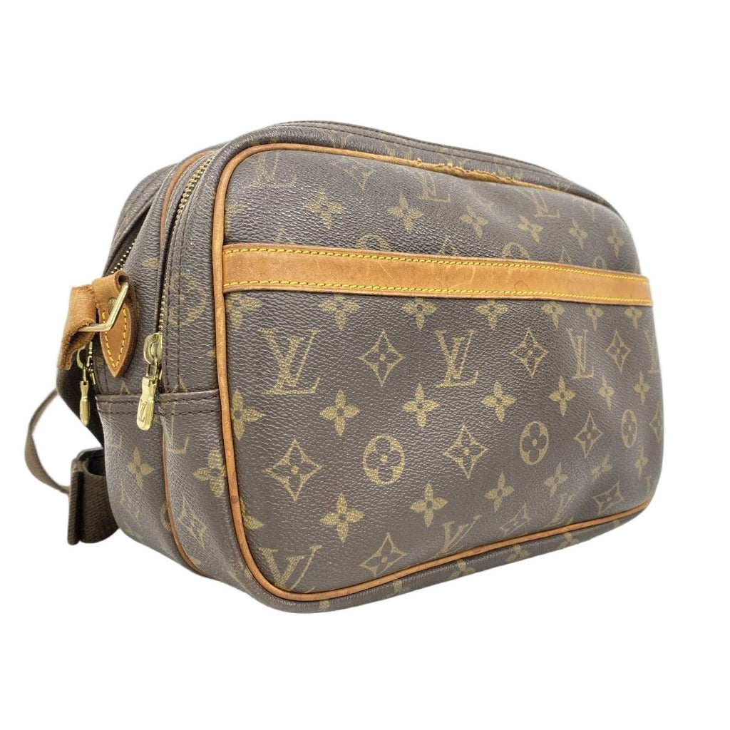 Louis Vuitton Shoulder Bag Monogram Reporter PM Brown — view 2