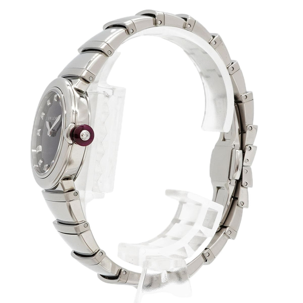 Bvlgari Lucia Diamond Navy Dial Watch — view 2