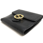 Gucci Wallet Women Leather Black Interlocking G with Coin Purse — view 3