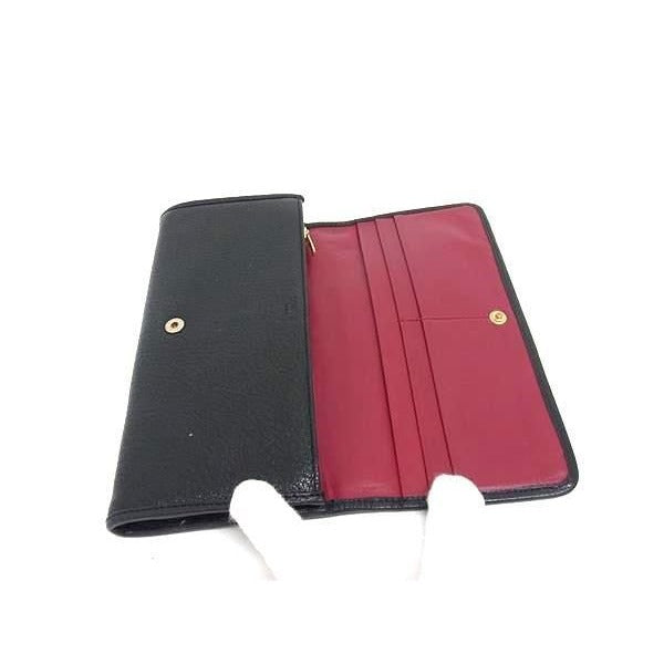 Loewe Wallet Anagram Amazona Black Leather Bifold Long — view 4
