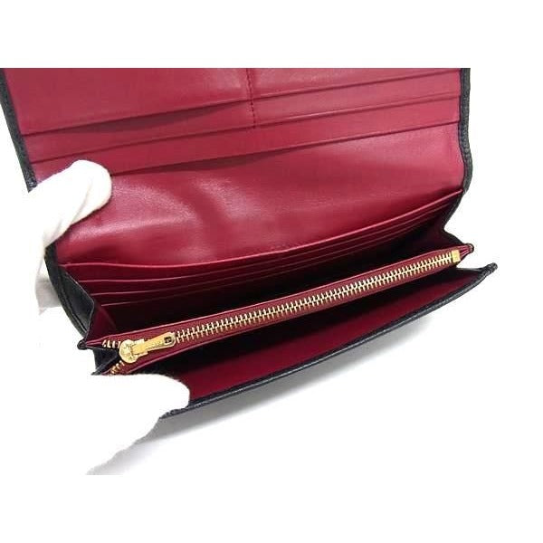 Loewe Wallet Anagram Amazona Black Leather Bifold Long — view 5