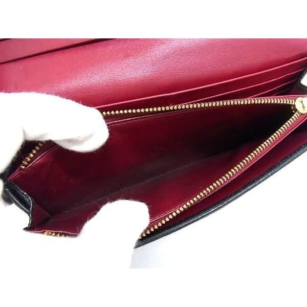 Loewe Wallet Anagram Amazona Black Leather Bifold Long — view 6