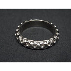 Hermes Dot Scarf Ring Closure Silver — view 2