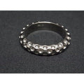 Hermes Dot Scarf Ring Closure Silver