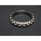 Hermes Dot Scarf Ring Closure Silver