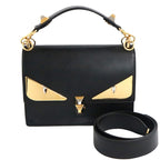 Fendi Monster Canai 2-Way Shoulder 8 Bt283 Black Leather — view 2