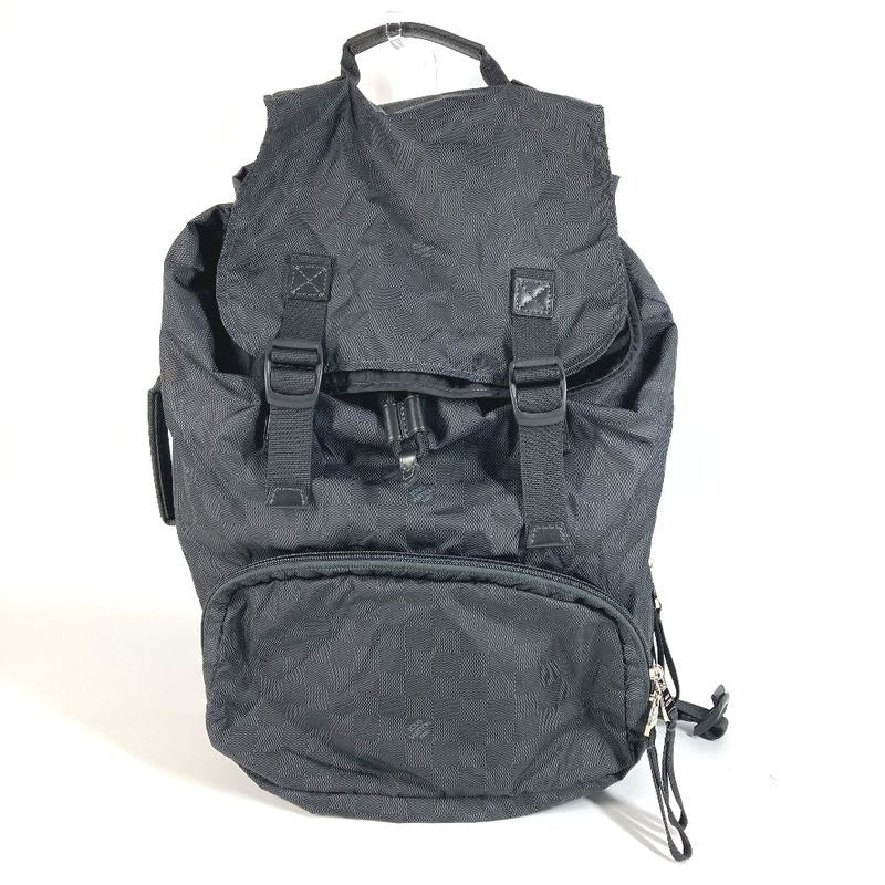Louis Vuitton Backpack Light Pack Galaxy Leather Nylon Black