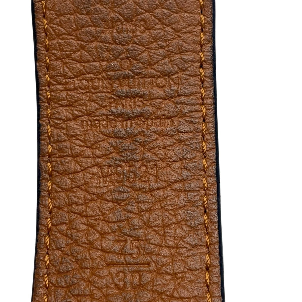 Louis Vuitton Ceinture Belt 75 Black Brown — view 8