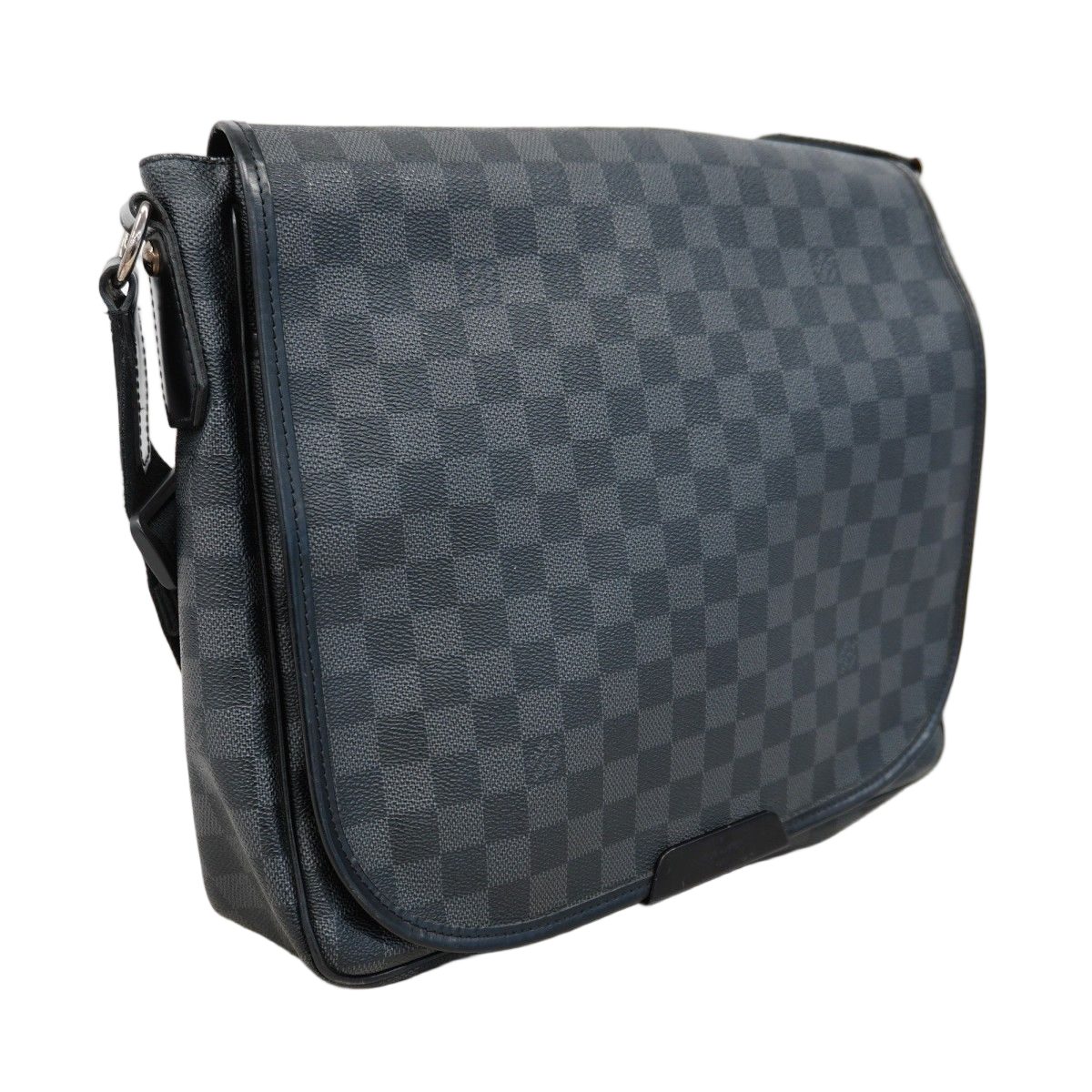 Louis Vuitton Shoulder Bag Damier Graphite Daniel MM Black Gray — view 2