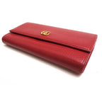 Gucci Long Wallet Women Leather Red Cao0 g 1000 GG Marmont — view 3