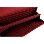 Gucci Long Wallet Women Leather Red Cao0 g 1000 GG Marmont — view 6