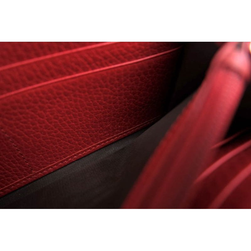 Gucci Long Wallet Women Leather Red Cao0 g 1000 GG Marmont — view 7