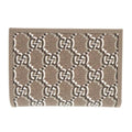 Gucci GG Shadow Medium Wallet Leather Brown Fold 1402