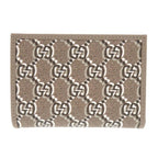 Gucci GG Shadow Medium Wallet Leather Brown Fold 1402