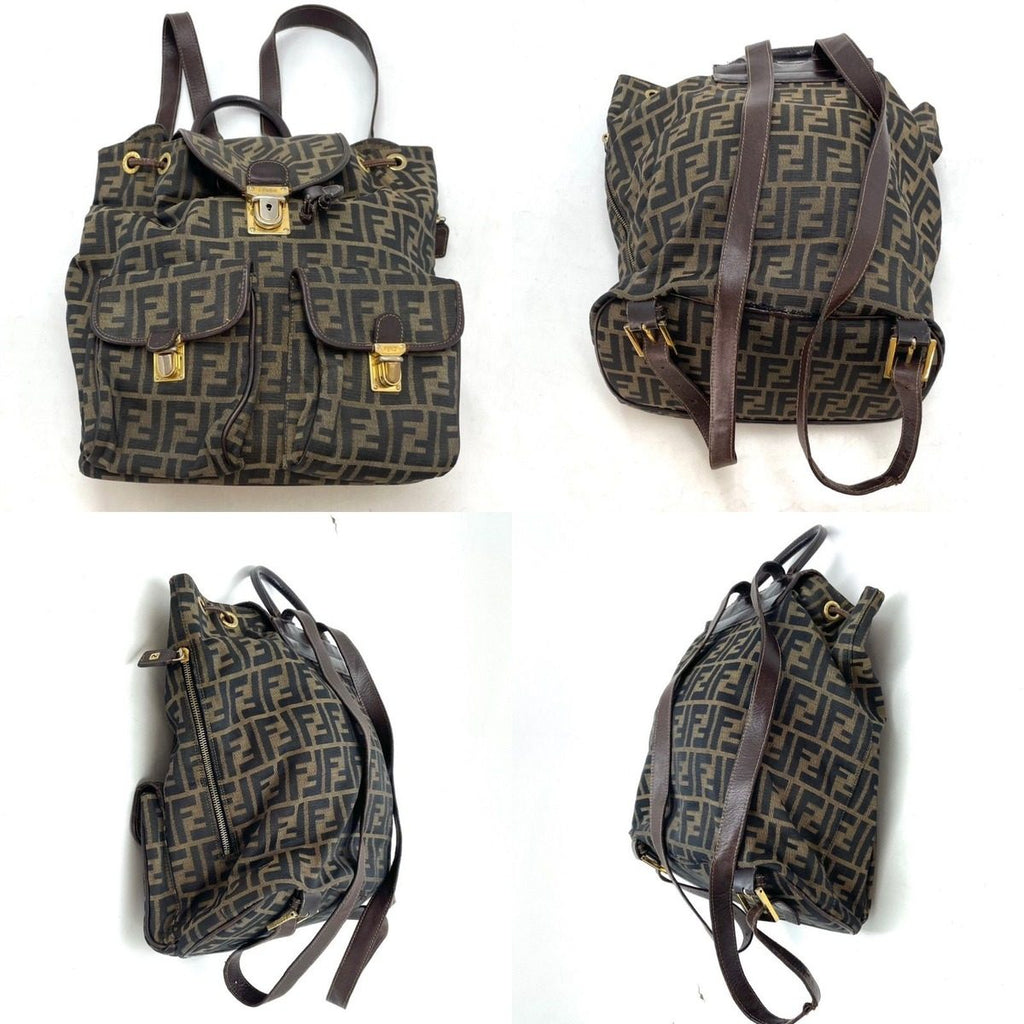 Fendi Backpack Zucca Pecan Travel Business — view 4