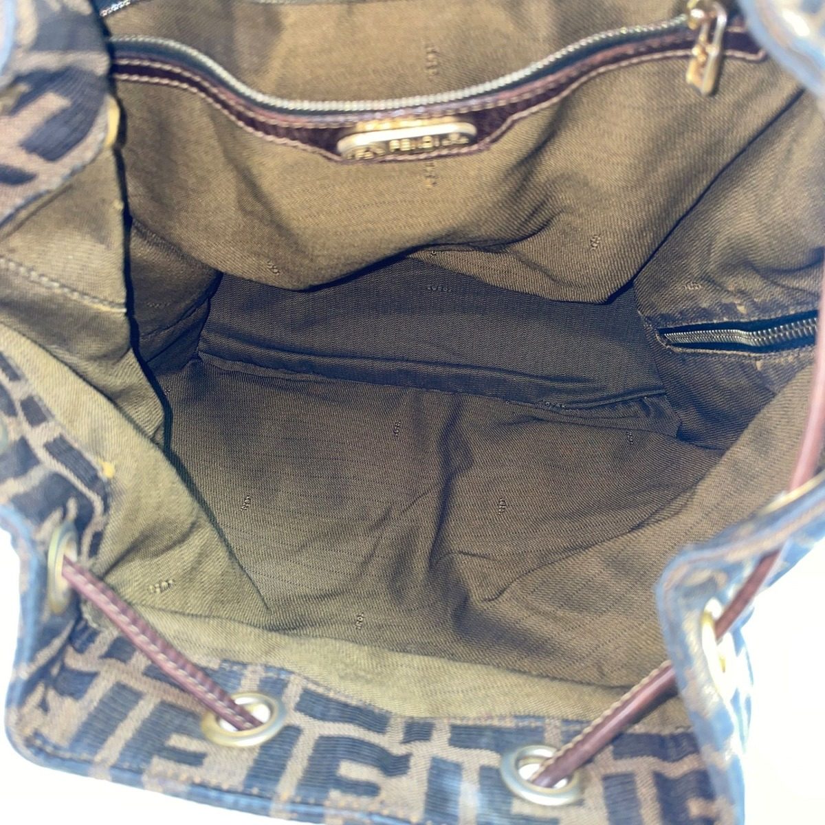 Fendi Backpack Zucca Pecan Travel Business — view 8
