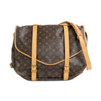 Louis Vuitton Monogram Saumur 43 Leather Shoulder Bag
