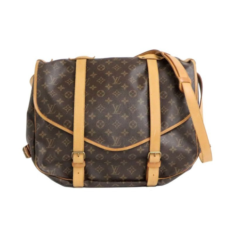 Louis Vuitton Monogram Saumur 43 Leather Shoulder Bag