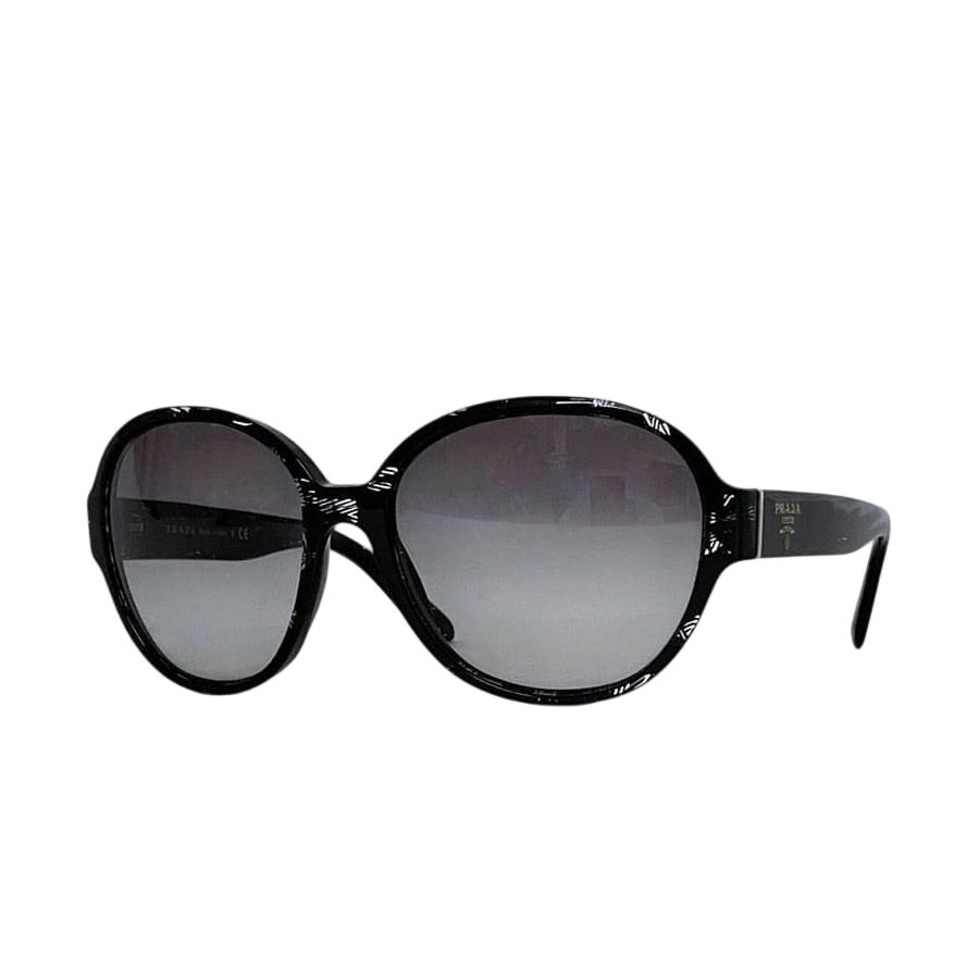 Prada Sunglasses Black Gradient Eyewear Acetate Case Lens