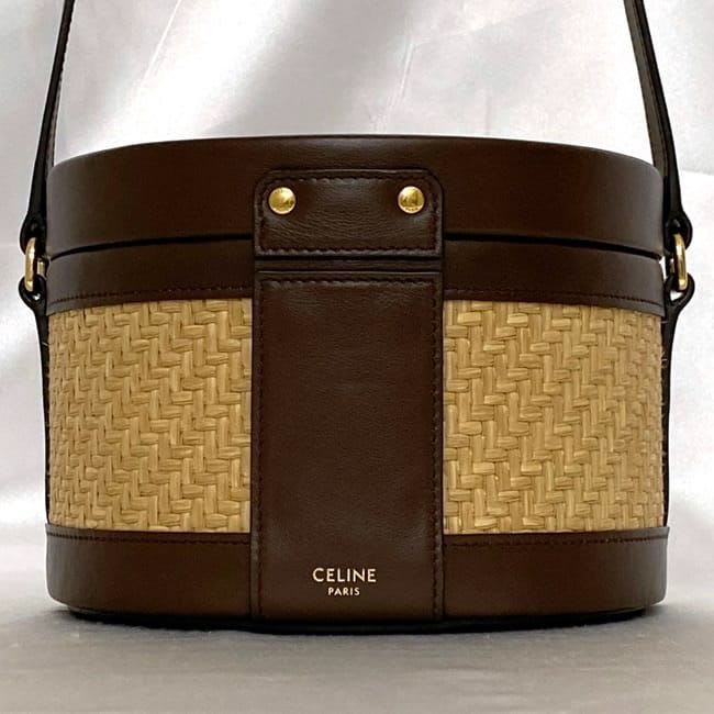 Celine Tambour Shoulder Bag Beige Brown — view 3