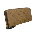 Louis Vuitton Wallet Monogram Reverse Portefeuille Clemence Light Brown — view 2