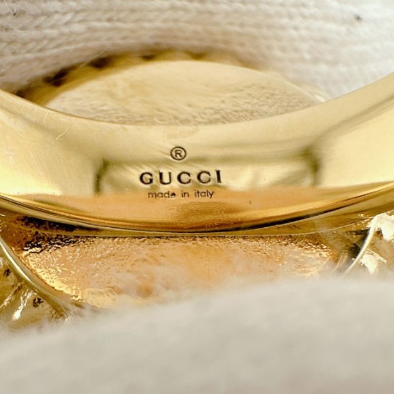Gucci GG S Size Chain Effect Ring Flower — view 8