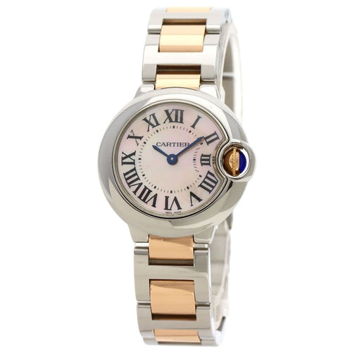 Cartier Ballon Blue Sm Watch SS Pink Gold