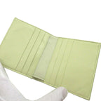 Bottega Veneta Maxi Intrecciato IC Chip Leather Yellow Bifold Wallet — view 4