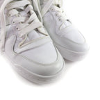 Prada Triangle Plate High Cut Sneakers with Re-Nylon Pouch White 24 — view 7